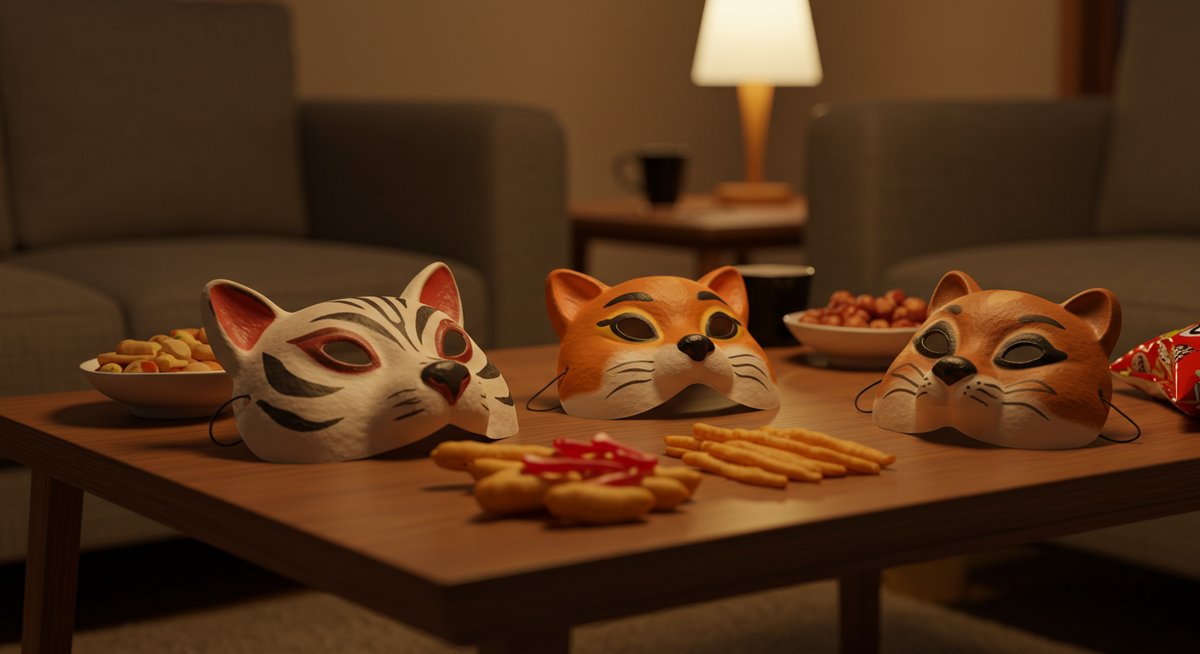 動物 おめん