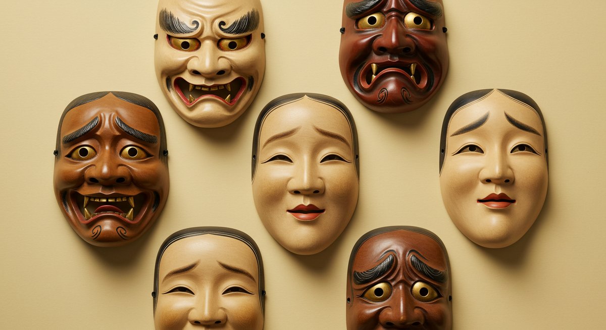 能 狂言 に 用いる 仮面