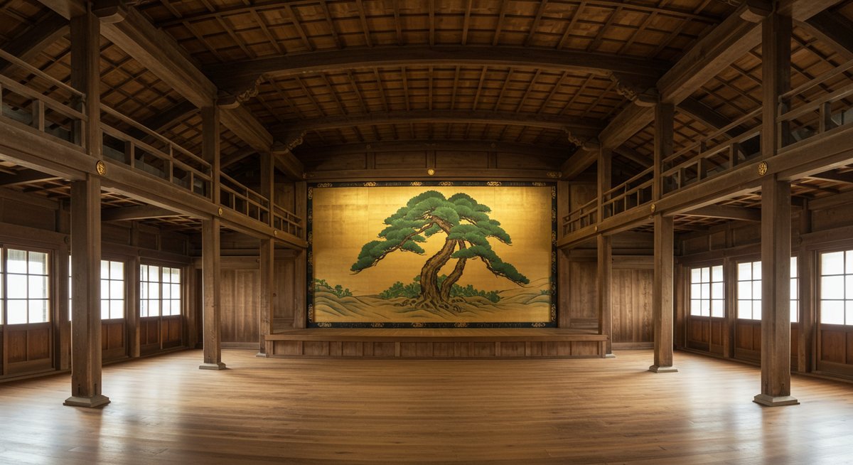 能 舞台 松
