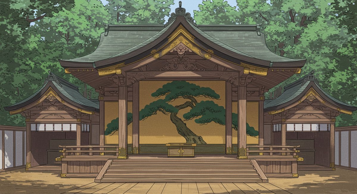 能 舞台 松