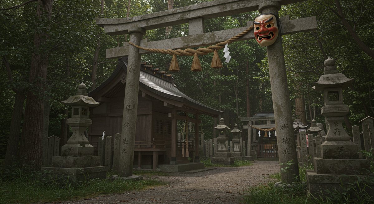 神 様 お 面