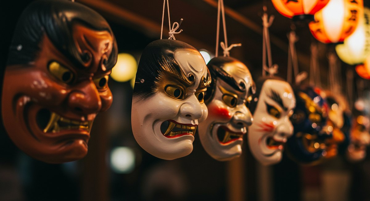 神 様 お 面