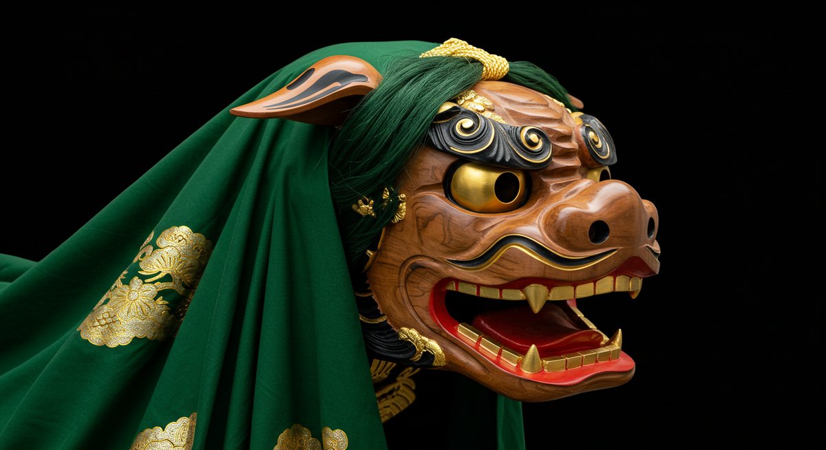 獅子 舞の頭