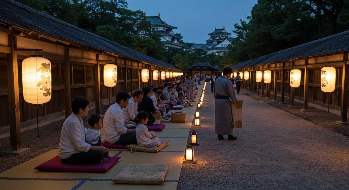 島原城 薪能
